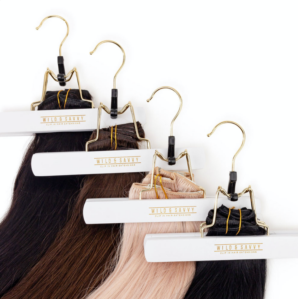Multiple Colour Clip in Hair Extensions - Wild & Savvy